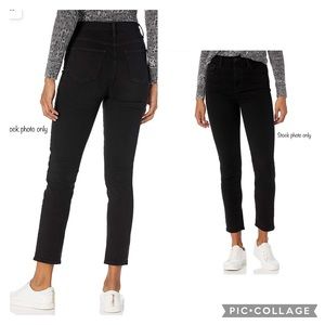 NWT Joe’s Jeans Raine High Rise Slim Straight Black Size 27 Vintage Stretch